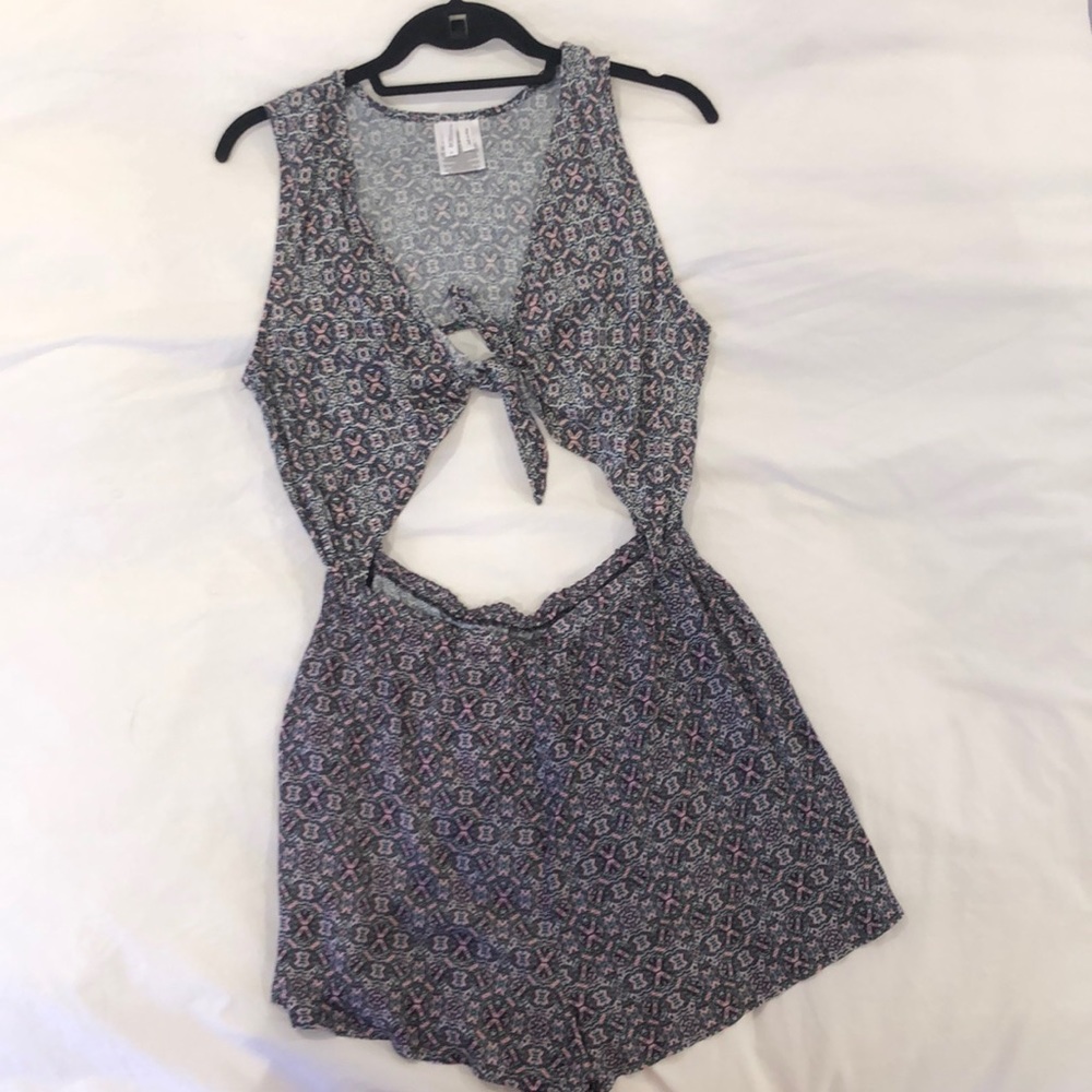 BCBGeneration Multicolor Cut Out Swim Cover Up